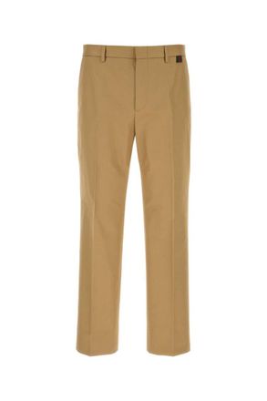 Gucci Beige Flat Front Pants