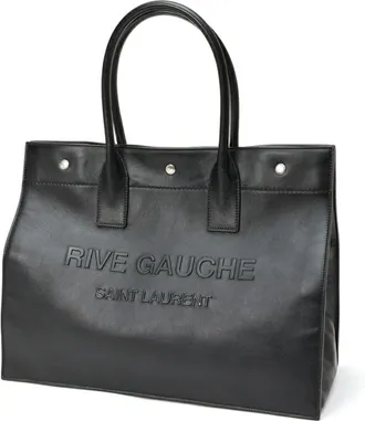 Saint Laurent Black Leather Tote Bag (Pre-Owned)