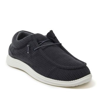 Dearfoams Mens Rhett Closed Back Chukka Loafer