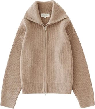 STUDIO NICHOLSON Sandos Knit - Heren - Truien - Beige - Maat: L Wol