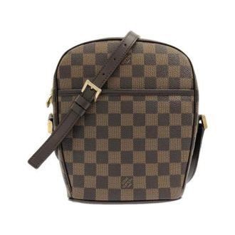 Louis Vuitton Pre-owned Ipanema Damier schoudertas - Dames - Pre-owned - Bruin - Maat: ONE Size