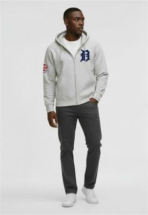 Champion Mens Champion Gray Detroit Tigers Reverse Weave Chenille Full-Zip Hoodie at Nordstrom, Size Xx-Large