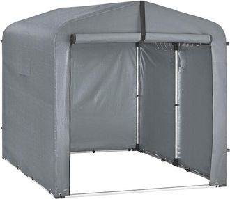 SoBuy Sobuy Abri De Jardin, Cabane De Jardin Exterieur Imperm&eacute;able, Abri Moto Avec Des Crochets, Garage Pour V&eacute;lo Et Outils, Abri V&eacute;lo, Rangement Et Stockag