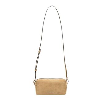 Michael Kors Bolso bandolera convertible peque&ntilde;o Bryant de ante - Bags - Mujer - Beige - ONE SIZE