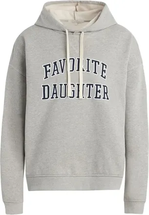 Favorite Daughter collegiate-logo hoodie - Grey