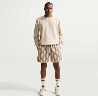 Nike Mens Club Fleece Crew in Brown | FN3886-229