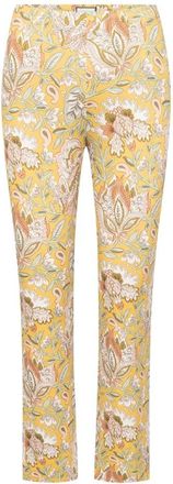 Seductive Cindy Slim-fit Broek - Dames - Slim Fit Broeken - Geel - XL - Broeken