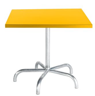 Schubiger M&ouml;bel Metalltisch S&auml;ntis Quadratisch