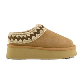 Mou Winter Boots, female, Beige, Size: 9 US Platform Clog
