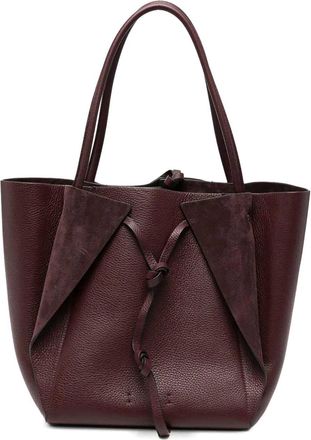 Gabriela Hearst Marija Grained-Leather Tote Bag