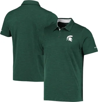 Columbia Mens Columbia Green Michigan State Spartans Tech Trail Omni-Shade Polo at Nordstrom, Size Xx-Large