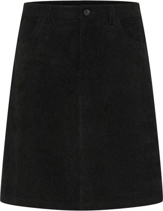Cream Klassieke Zwarte Rok - Dames - Korte rokken - Zwart - XS - Polyester - Rokken