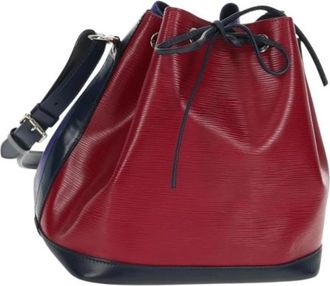 Louis Vuitton Pre-owned Vintage Bucket Bag - Dames - Vintage Tas - Rood - ONE Size - Leer - Vintage