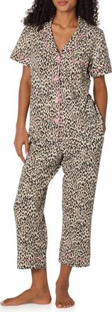 Bedhead Pajamas Print Stretch Organic Cotton Crop Pajamas in Wild Thing at Nordstrom, Size X-Small