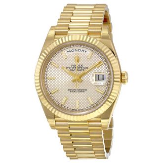 Rolex Pre-owned Rolex Day-Date Automatic Chronometer Mens Watch 228238SSP