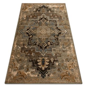 RugsX Rugsx - Alfombra De Lana Omega Abbas Vintage, Roseta Co&ntilde;ac Beige Beige 200x300 Cm
