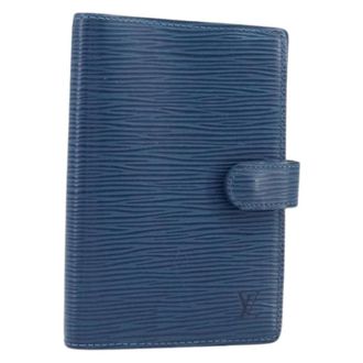 Louis Vuitton Pre-owned Day Planner Cover - - Pre-owned - Donna - Blu - ONE SIZE