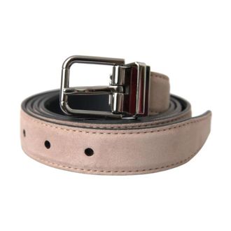 Dolce & Gabbana Suede leren riem - Heren - Riemen - Beige - ONE Size - Leer - Accessoires