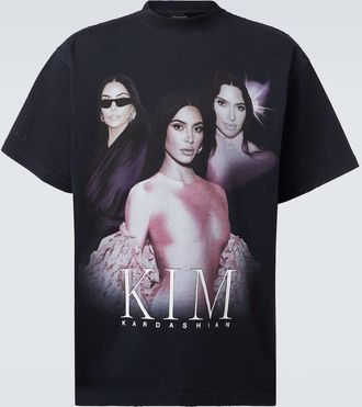 Balenciaga T-shirt oversize Kim K in cotone