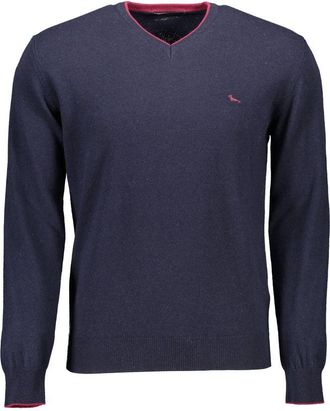 Harmont & Blaine Blue Wool Men Mens Sweater