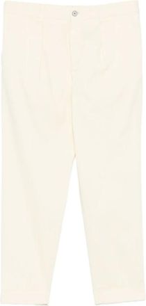 Incotex Broeken, Heren, Wit, S, Pantaloni con pinces
