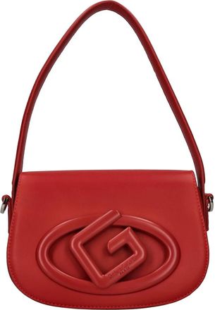 Ga&euml;lle Paris Tassen, Dames, Rood, ONE Size, Leer, Schoudertas met Klep