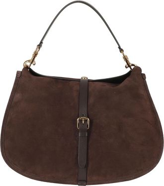 Etro Crossbody Pony Suede - Dames - Handtassen - Bruin - ONE Size - Leer - Tassen