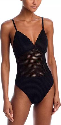 Kobi Halperin Everleigh One Piece Swimsuit In Black