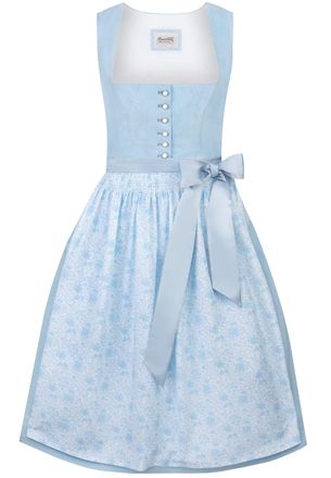 Stockerpoint Damen Chloe Midi Dirndl, hellblau, 48