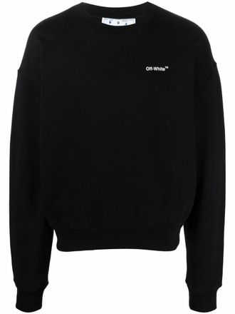 Off-white Felpa Caravaggio Arrow Over - Nero