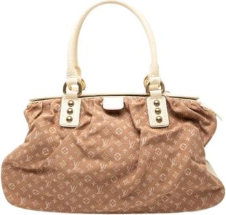 Louis Vuitton Pre-owned Handbags, female, Brown, Size: ONE SIZE Pre-owned The Trapeze GM