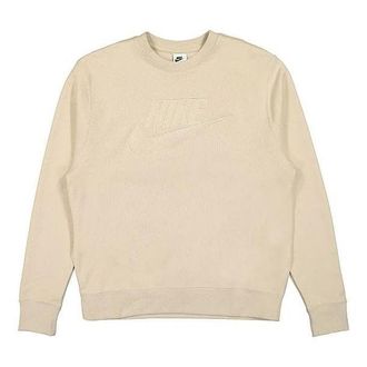 Nike Club Fleece French Terry Crew Beige DQ4583-206