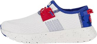 Hey Dude Mens Hey Dude Sirocco 42665-4W9 White Americana Slip-On Casual Shoes UWU1036