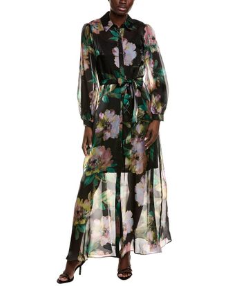 Julia Jordan Organza Shirtdress