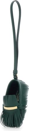 Tod's Gommino Driving Shoe Bag Charm - Dames - Sleutelhangers & Tashangers - Groen - ONE Size - Leer - Accessoires