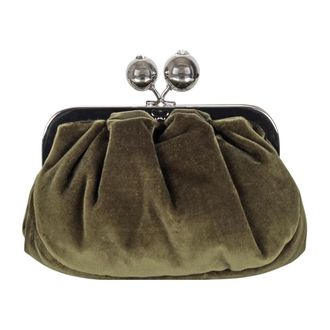 Max Mara Clutches, female, Green, Size: ONE SIZE Pasticcino Bag small