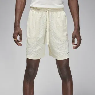 Nike Jordan Mens Dri-FIT Sport Mesh Shorts - Coconut Milk/Black Size 3XL