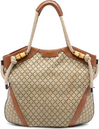 Gucci Borsa passepartout Diamante Canvas Maui 2016-2025 - Marrone