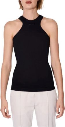Barbara Bui Jersey Tanktop - Dames - Tops zonder mouwen - Zwart - S - Tops