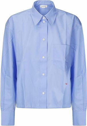 Victoria Beckham Cropped Long Sleeve Shirt