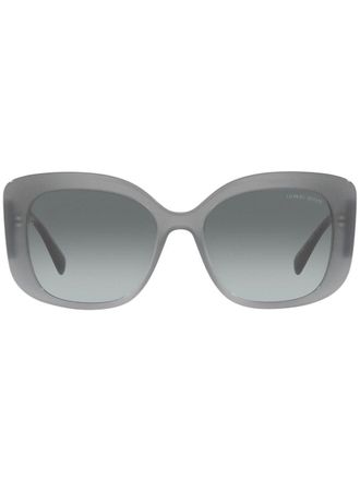 Giorgio Armani AR8150 zonnebril met vierkant montuur - Zwart