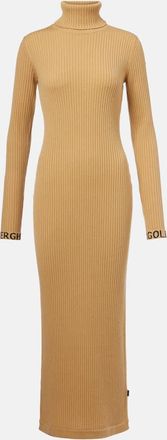 Goldbergh Abito lungo Mireille in maglia a coste