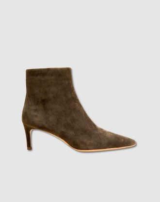 Mi-Mai Noura Low Heel Ankle Boot in Khaki at Nordstrom, Size 10