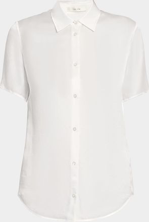The Row Petrova Button-Front Shirt