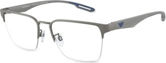 Emporio Armani Occhiali squadrati - Grigio