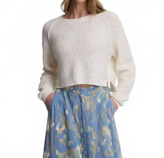 tentree Knitted Hart Sweater In Off White