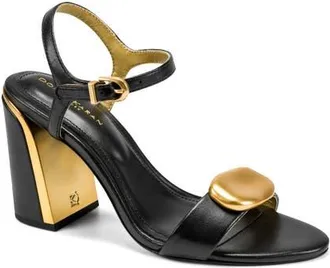 DKNY Seraphina Ankle Strap Sandal in Black at Nordstrom, Size 7.5