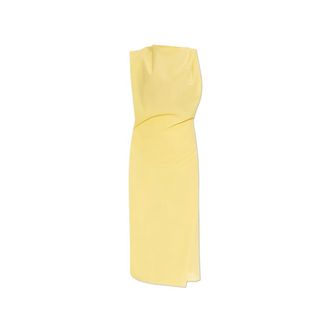 Jacquemus Party Dresses, female, Yellow, Size: 2XS The Drap Dress