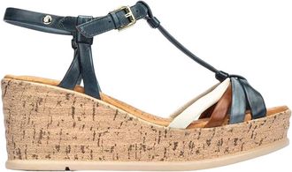 Pikolinos Flat Sandalen - Dames - Sleehakken - Blauw - 40 EU - Schoenen