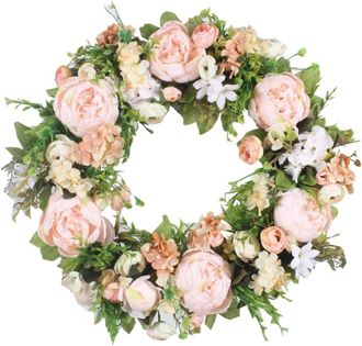 OEM Corona Floral Redonda Y Puntiaguda: Puerta Principal, Boda, Decoraci&oacute;n De Pared